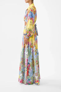 CAMILLA | SULTANAHMET SUMMER SKIRT WITH SHAPED SEAM