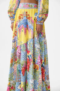 CAMILLA | SULTANAHMET SUMMER SKIRT WITH SHAPED SEAM