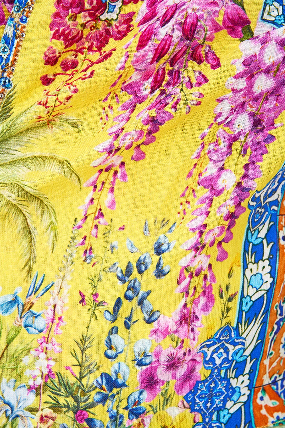 CAMILLA | SULTANAHMET SUMMER CROPPED WRAP SHIRT