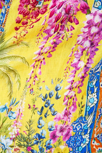 CAMILLA | SULTANAHMET SUMMER CROPPED WRAP SHIRT