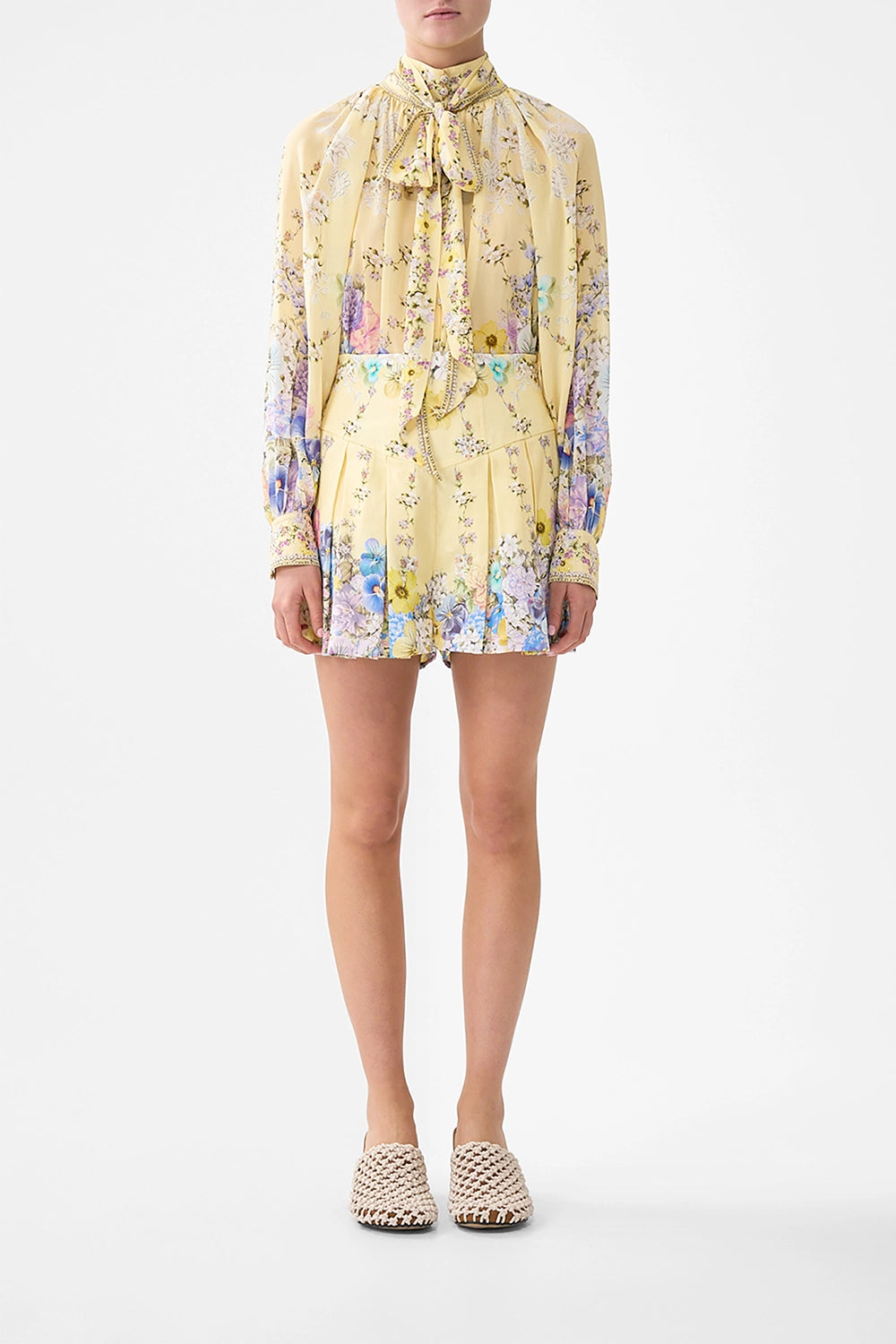 CAMILLA | DARLING BUDS CORSET WAIST SHORT