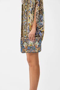 CAMILLA | SEVILLIAN STYLE SMALL CANVAS CLUTCH