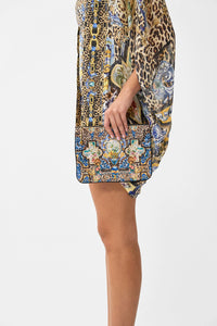 CAMILLA | SEVILLIAN STYLE SMALL CANVAS CLUTCH