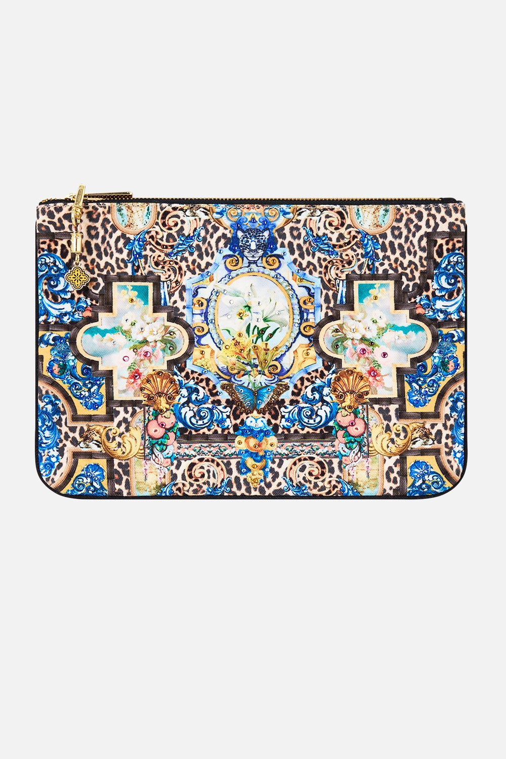 CAMILLA | SEVILLIAN STYLE SMALL CANVAS CLUTCH