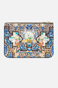 CAMILLA | SEVILLIAN STYLE SMALL CANVAS CLUTCH