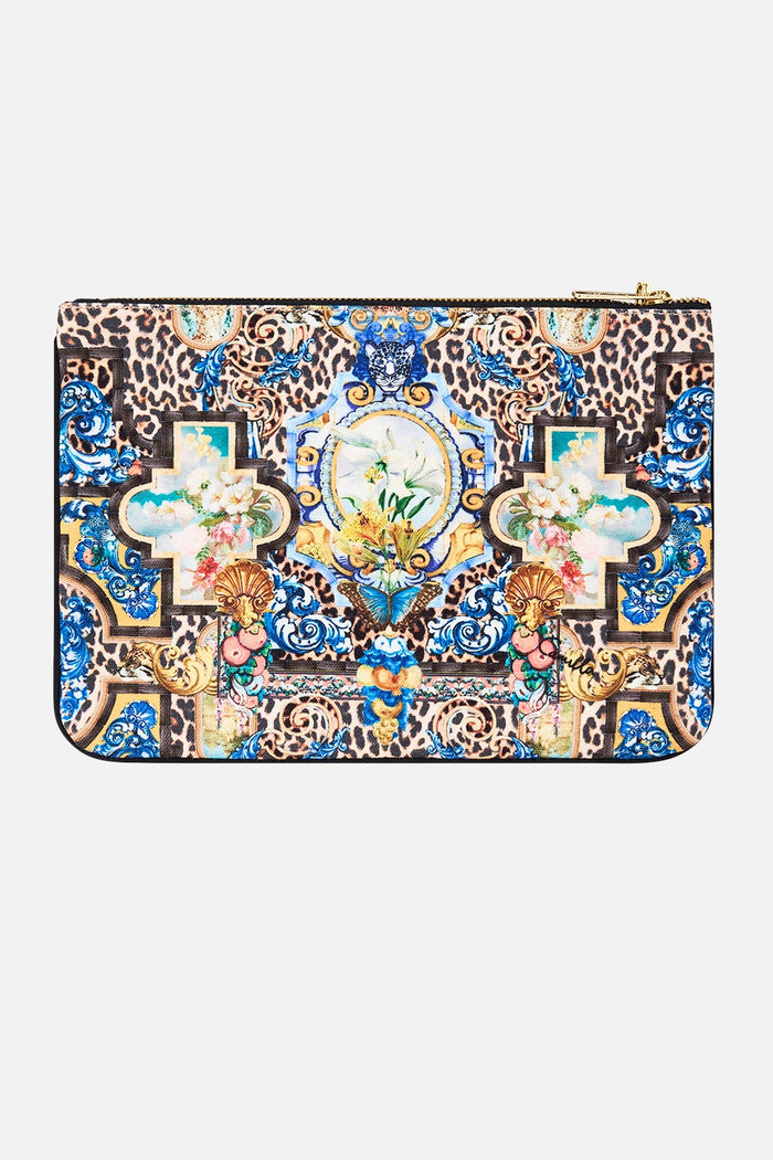 CAMILLA | SEVILLIAN STYLE SMALL CANVAS CLUTCH