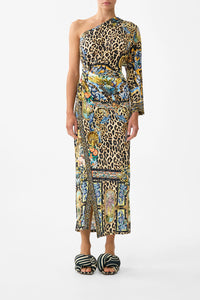 CAMILLA | SEVILLIAN STYLE ONE SHOULDER JERSEY DRESS
