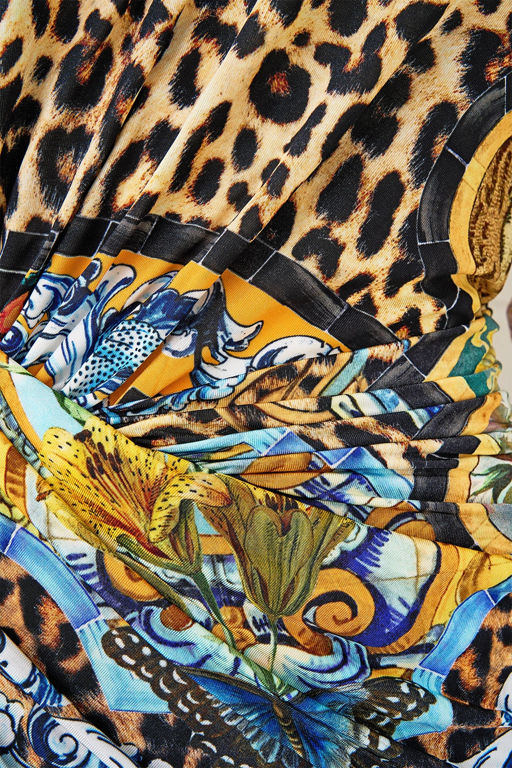 CAMILLA | SEVILLIAN STYLE ONE SHOULDER JERSEY DRESS