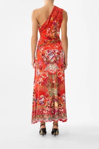 CAMILLA | OLÉ OLÉ GATHERED JERSEY ONE SHOULDER DRESS