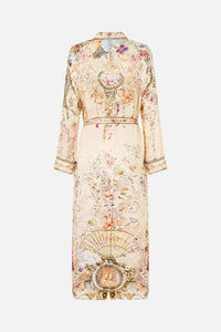 CAMILLA | ADORNED IN ARANJUEZ SHIRT DRESS WITH BACK BUTTON DETAIL