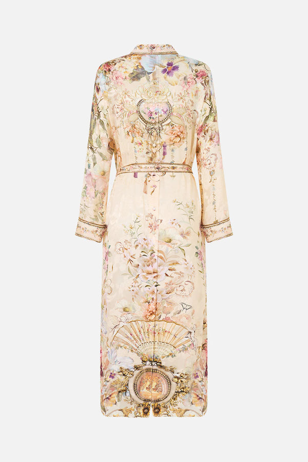 CAMILLA | ADORNED IN ARANJUEZ SHIRT DRESS WITH BACK BUTTON DETAIL