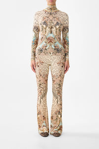 CAMILLA | ARANJUEZ ANIMALIA HIGH WAISTED FLARED TROUSER