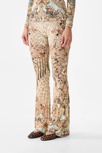 CAMILLA | ARANJUEZ ANIMALIA HIGH WAISTED FLARED TROUSER