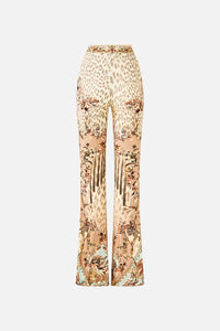 CAMILLA | ARANJUEZ ANIMALIA HIGH WAISTED FLARED TROUSER