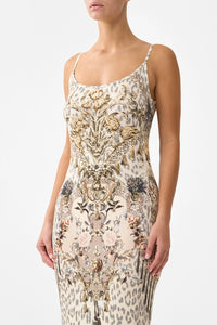 CAMILLA | ARANJUEZ ANIMALIA JERSEY STRAPPY DRESS