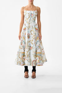 CAMILLA | SEVILLE SWEETHEART CORSET DRESS WITH LONG FLARED SKIRT
