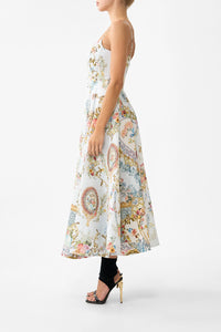 CAMILLA | SEVILLE SWEETHEART CORSET DRESS WITH LONG FLARED SKIRT