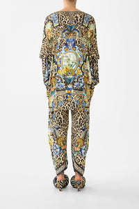 CAMILLA | SEVILLIAN STYLE SPLIT HEM JERSEY PANT