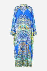 CAMILLA | BENEATH THE ANDALUSIAN SUN WING COLLAR KAFTAN
