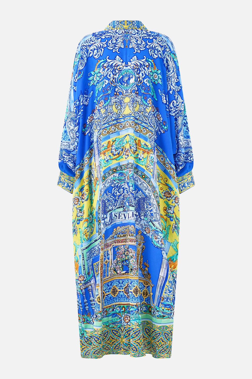 CAMILLA | BENEATH THE ANDALUSIAN SUN WING COLLAR KAFTAN