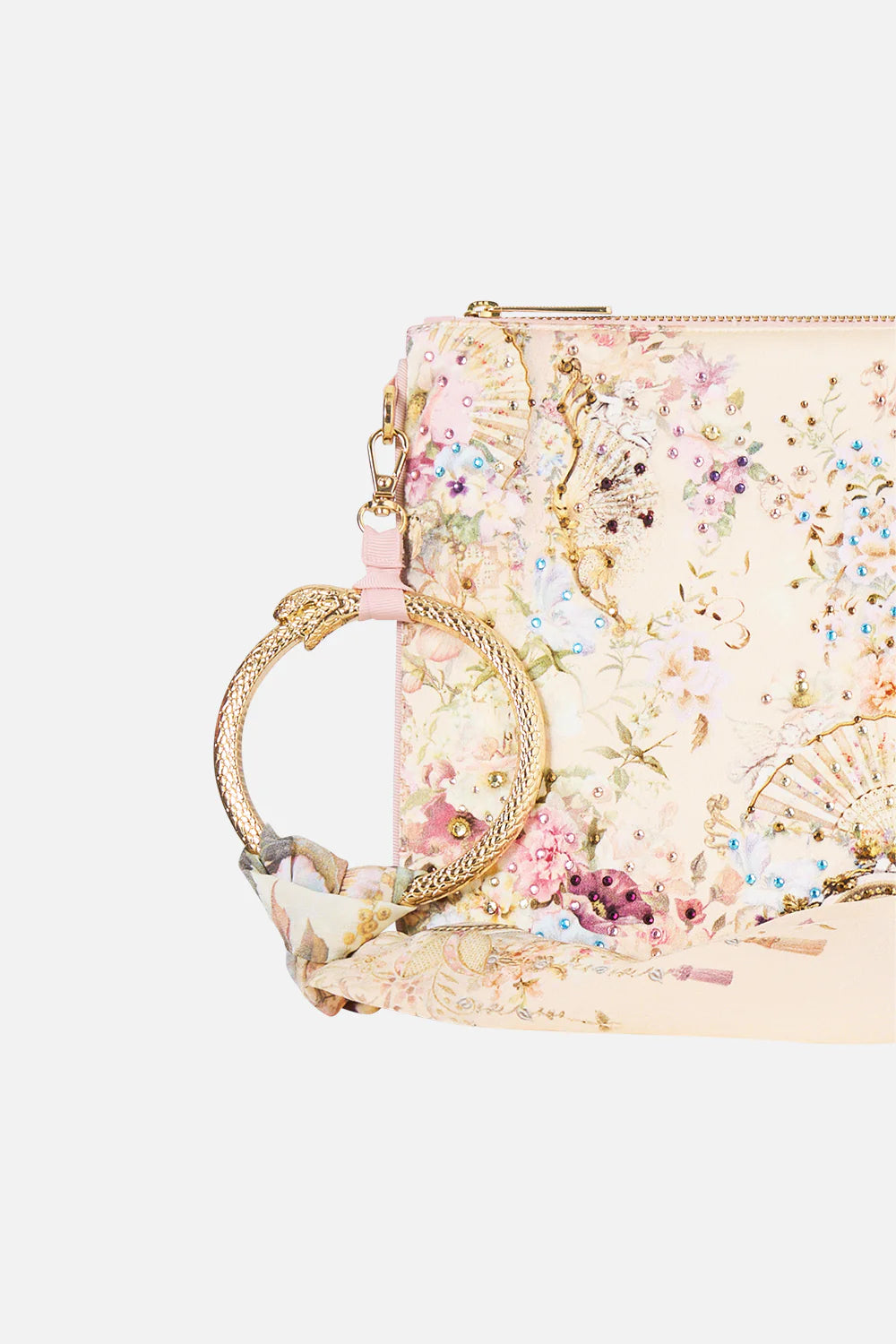 CAMILLA | ADORNED IN ARANJUEZ RING SCARF CLUTCH