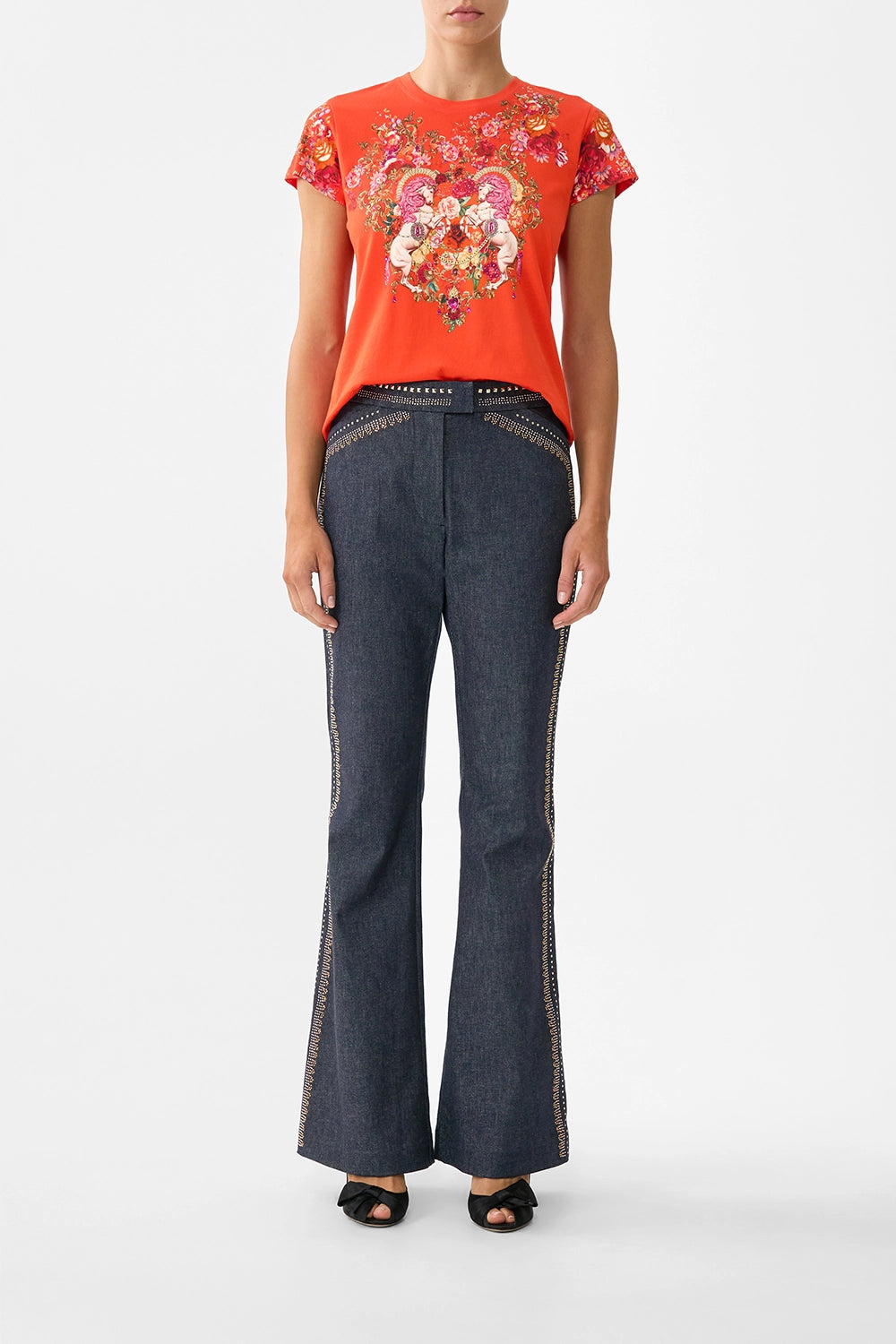 CAMILLA | OLÉ OLÉ SLIM FIT ROUND NECK T-SHIRT