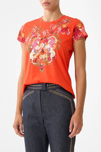 CAMILLA | OLÉ OLÉ SLIM FIT ROUND NECK T-SHIRT