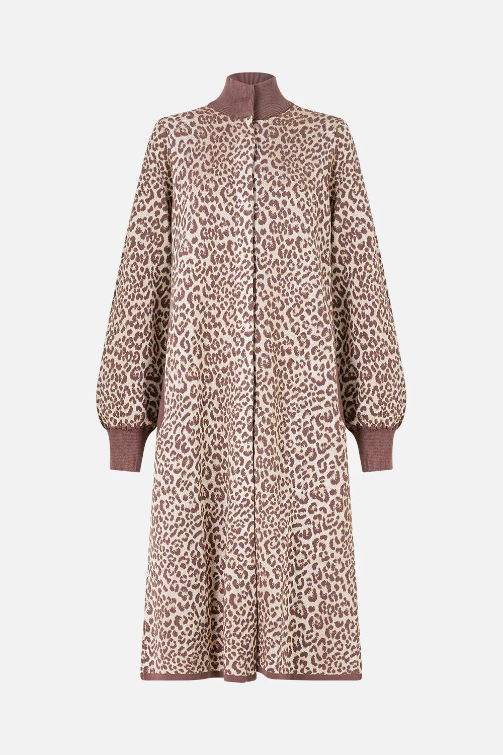 CAMILLA | ARANJUEZ ANIMALIA A-LINE KNIT COAT