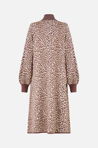 CAMILLA | ARANJUEZ ANIMALIA A-LINE KNIT COAT
