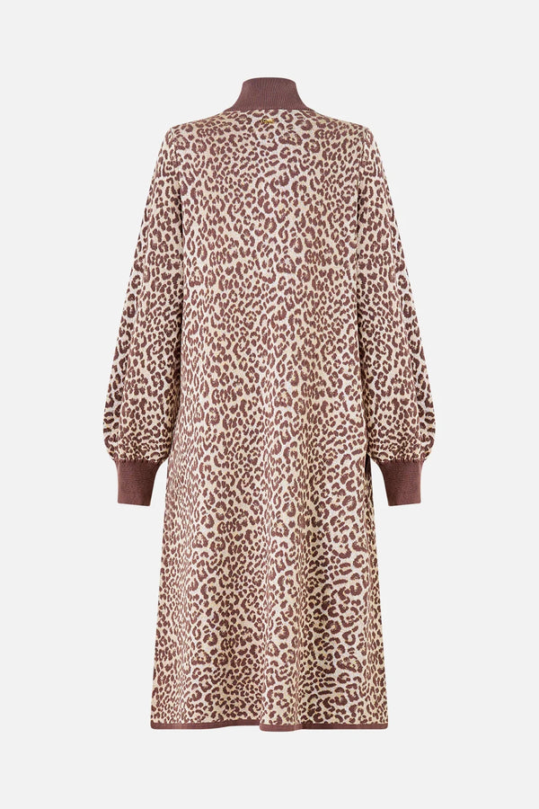 CAMILLA | ARANJUEZ ANIMALIA A-LINE KNIT COAT