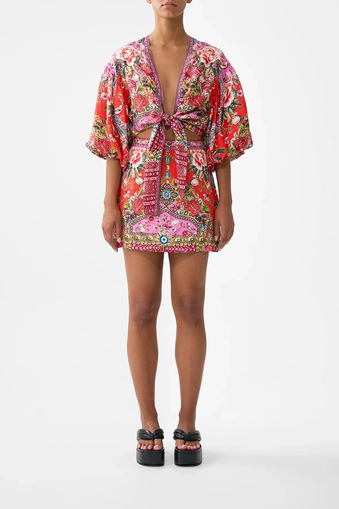 CAMILLA | HEIRLOOM EMPIRE MINI SKIRT