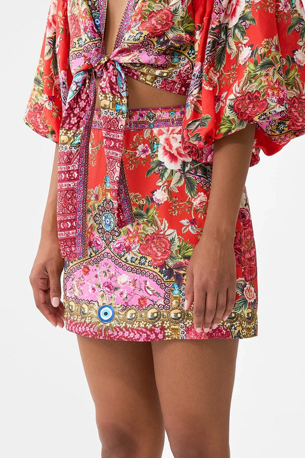 CAMILLA | HEIRLOOM EMPIRE MINI SKIRT