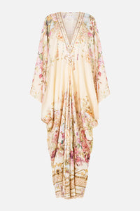 CAMILLA | ADORNED IN ARANJUEZ T SHAPE LONG KAFTAN