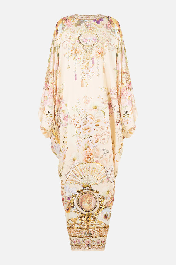 CAMILLA | ADORNED IN ARANJUEZ T SHAPE LONG KAFTAN