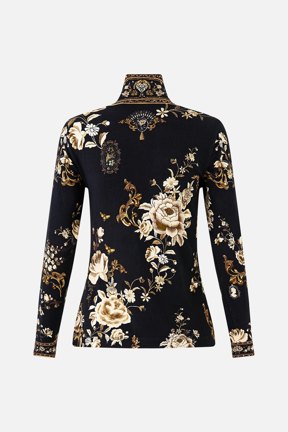 CAMILLA | FLAMENCO FOLKLORE JERSEY TURTLENECK
