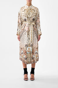 CAMILLA | ARANJUEZ ANIMALIA SHIRT DRESS WITH BACK BUTTON DETAIL