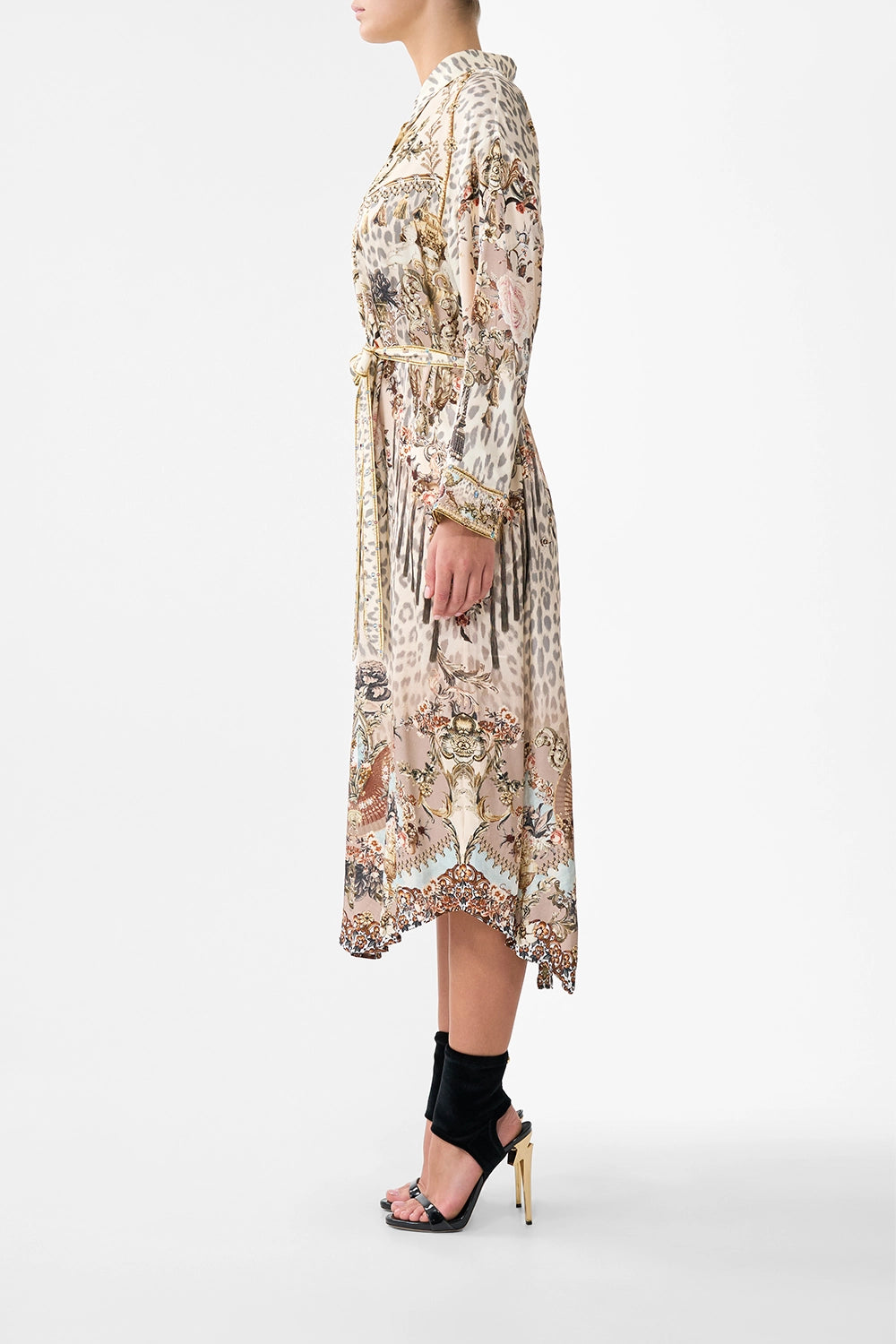 CAMILLA | ARANJUEZ ANIMALIA SHIRT DRESS WITH BACK BUTTON DETAIL