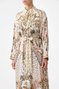 CAMILLA | ARANJUEZ ANIMALIA SHIRT DRESS WITH BACK BUTTON DETAIL