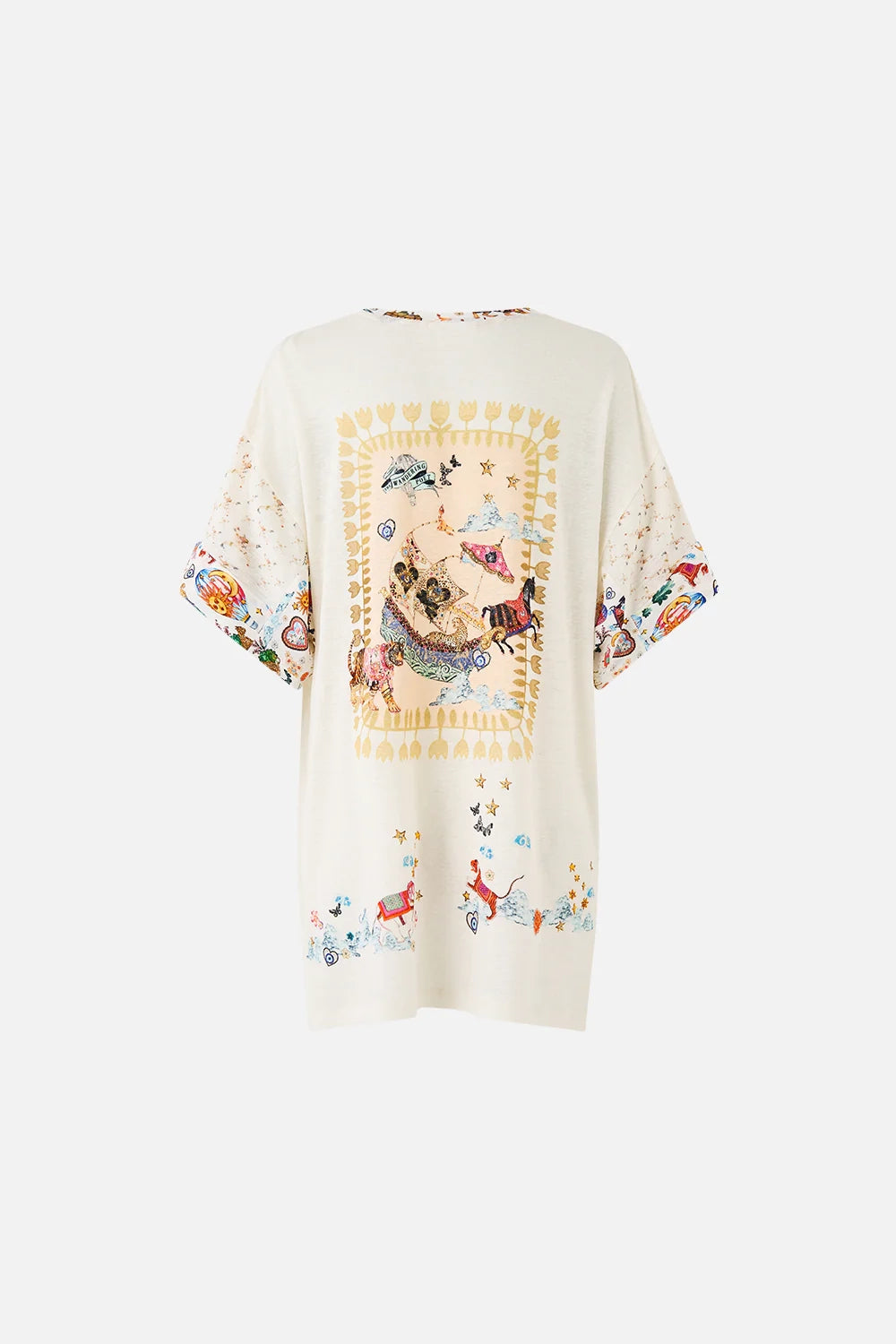 CAMILLA | KAPADOKYA KITSCH PANELLED SIDE SPLIT TEE