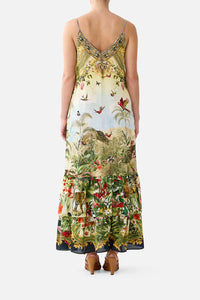 CAMILLA | WANDERLUST EMPIRE STRAPPY MAXI DRESS WITH TIERS