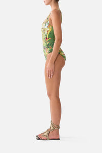 CAMILLA | WANDERLUST EMPIRE UNDERWIRE SQUARE NECK ONE PIECE W SCOOP BACK