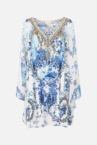 CAMILLA | THE PORCELAIN PARLOUR RAGLAN SLEEVE FLARED KAFTAN