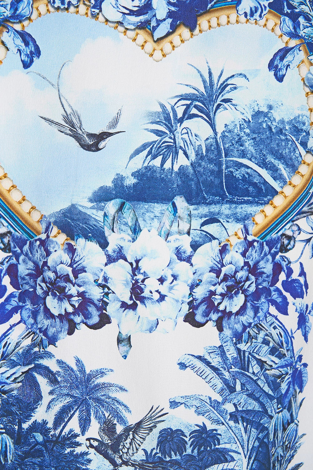 CAMILLA | THE PORCELAIN PARLOUR RAGLAN SLEEVE FLARED KAFTAN