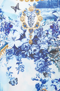 CAMILLA | THE PORCELAIN PARLOUR RAGLAN SLEEVE FLARED KAFTAN
