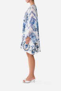 CAMILLA | THE PORCELAIN PARLOUR RAGLAN SLEEVE FLARED KAFTAN