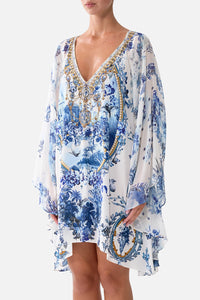 CAMILLA | THE PORCELAIN PARLOUR RAGLAN SLEEVE FLARED KAFTAN