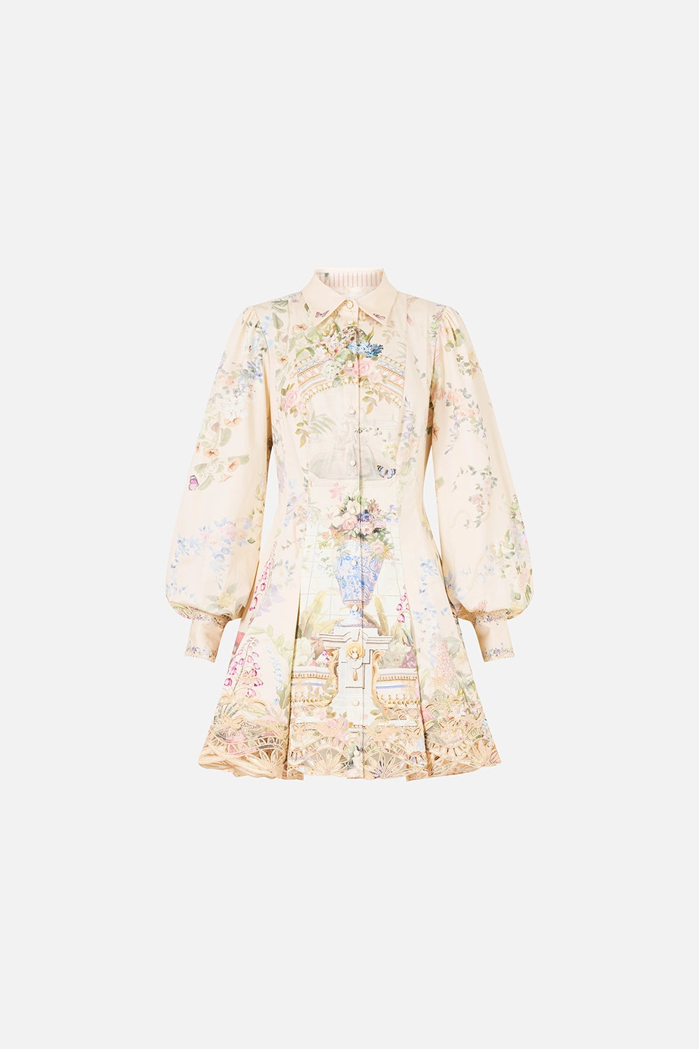 CAMILLA | MIDSUMMER MASTERPIECE SHORT BUTTON FRONT SHIRT DRESS