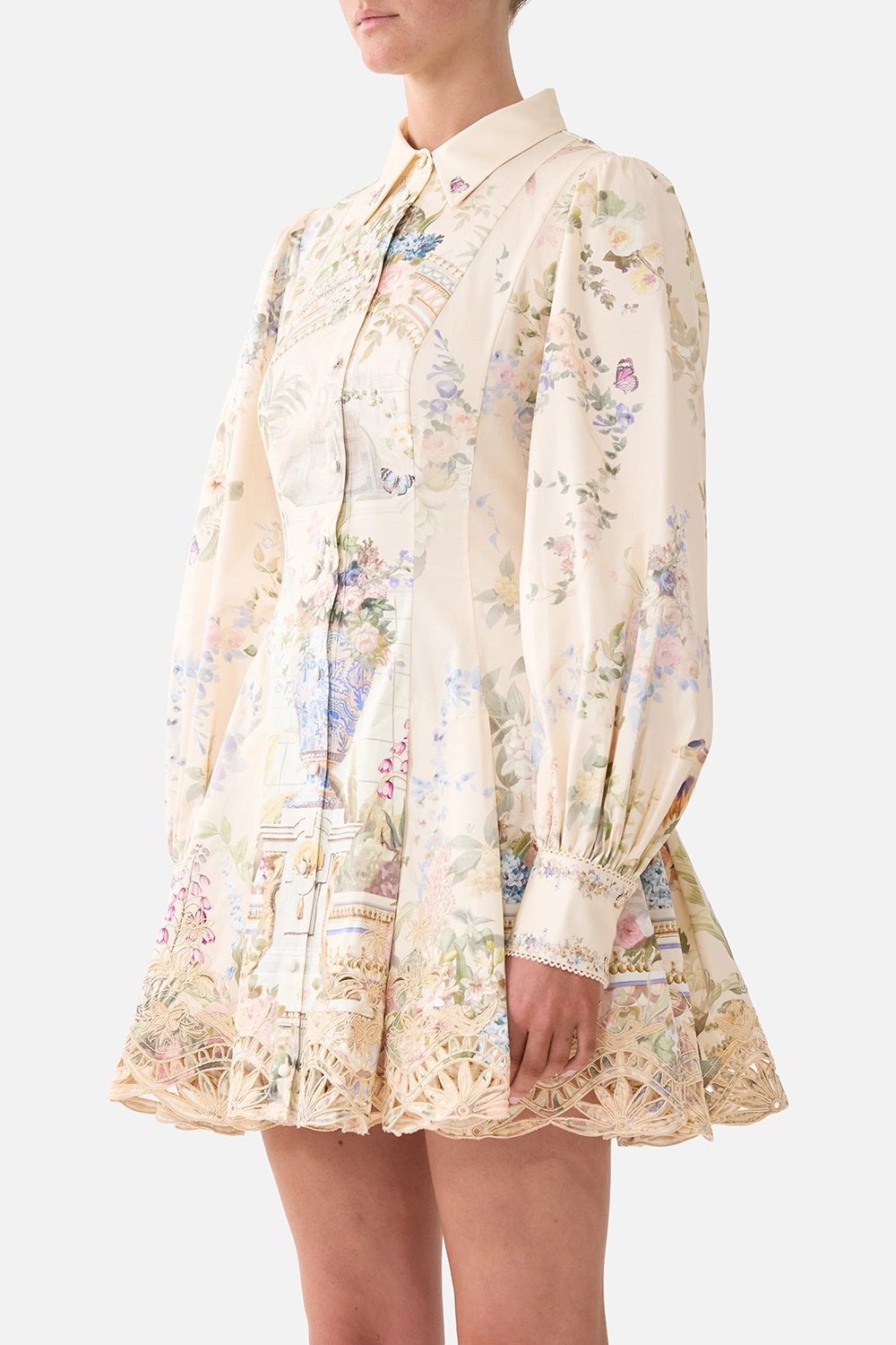 CAMILLA | MIDSUMMER MASTERPIECE SHORT BUTTON FRONT SHIRT DRESS