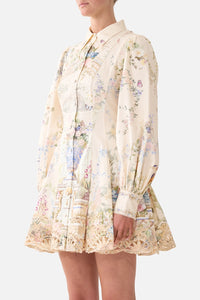 CAMILLA | MIDSUMMER MASTERPIECE SHORT BUTTON FRONT SHIRT DRESS