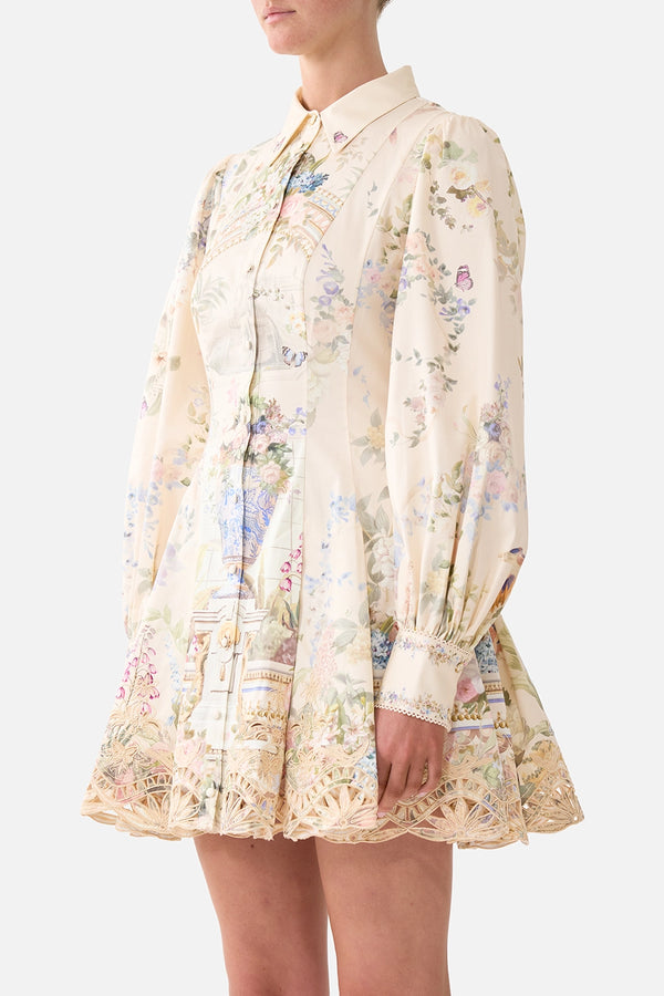 CAMILLA | MIDSUMMER MASTERPIECE SHORT BUTTON FRONT SHIRT DRESS
